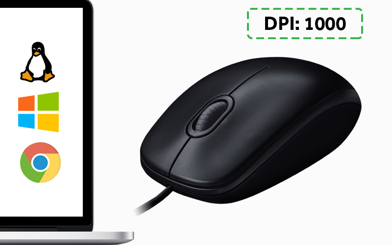 Chuột có dây Logitech M100r Đen - Tương thích